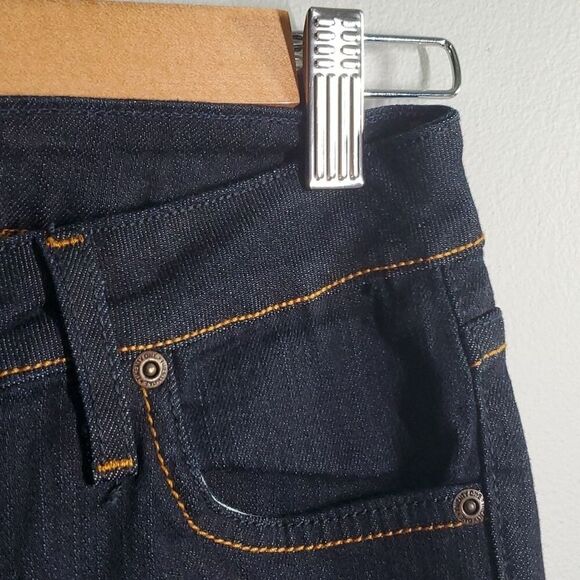 Forever 21 Y2k jeans women's size 27 size 4 US low rise dark jean Made In USA - Picture 6 of 15